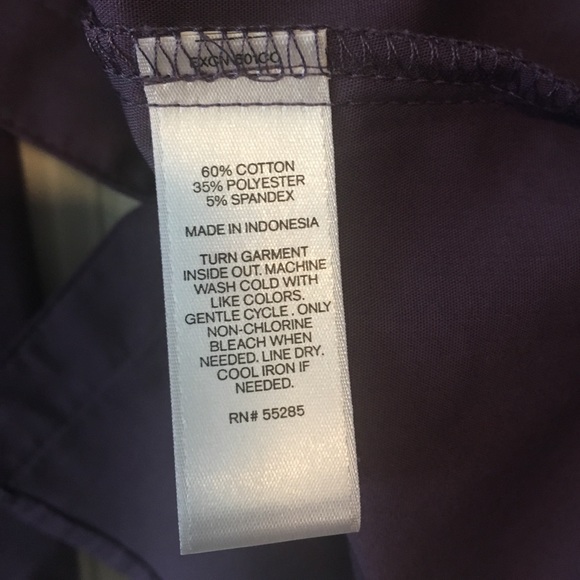 Express Long Sleeve Essential Shirt in Purple - Picture 6 of 6